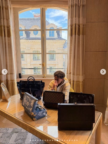 Les maletes de marca, acompanyants de Lamine Yamal - Instagram