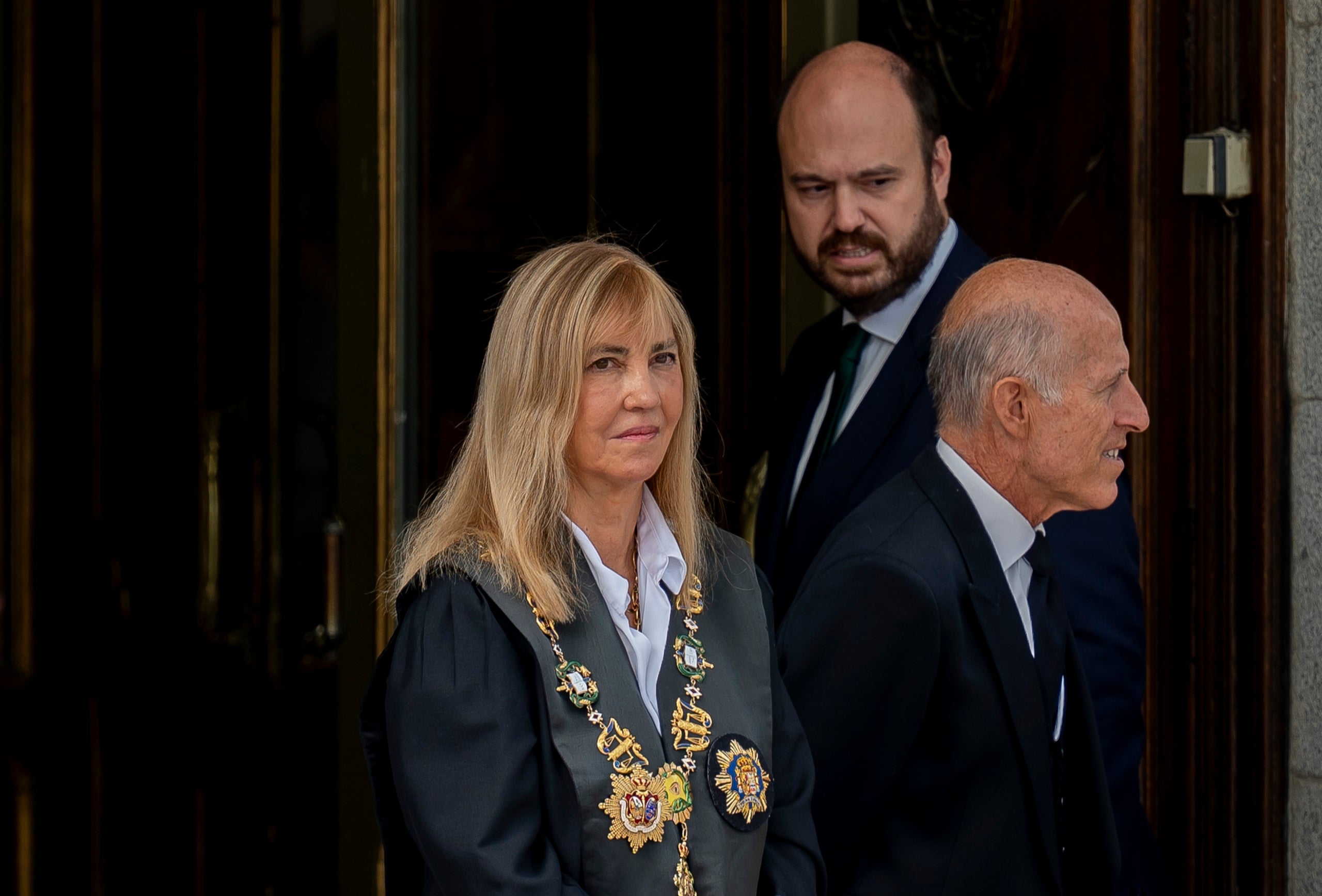 La presidenta del CGPJ, Isabel Perelló, aquest matí al Suprem/Eduardo Parra/EP