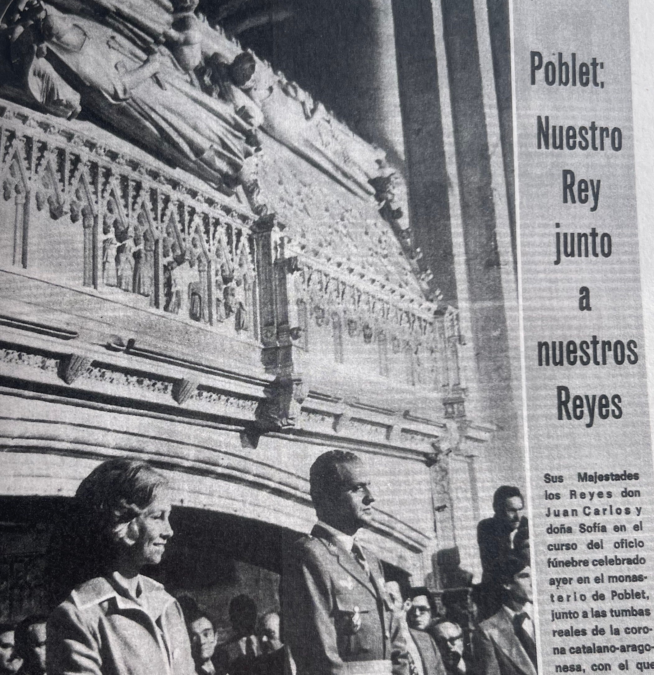 La portada de La Vanguardia que induïa la continuïtat històrica de Jaume I amb Joan Carles/Hemeroteca LV