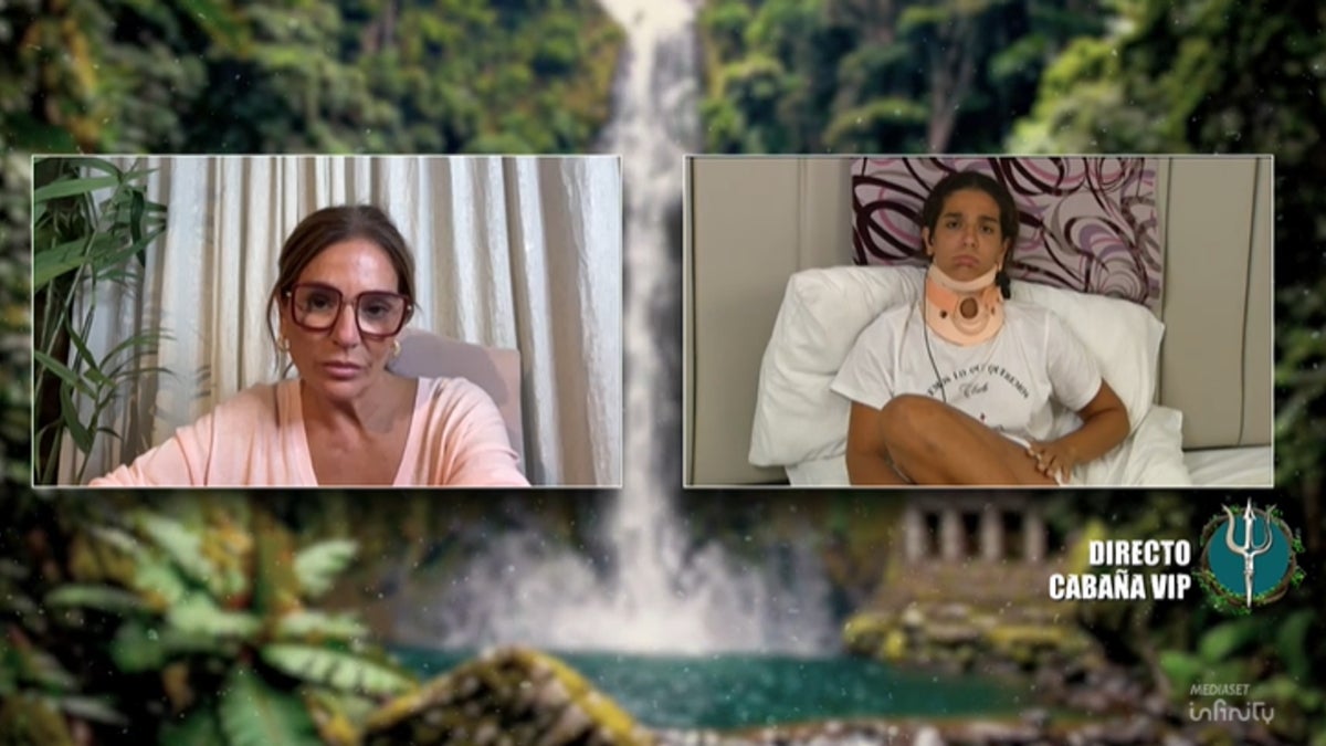 Raquel Bollo ha volgut enviar ànims a la seva filla - Telecinco