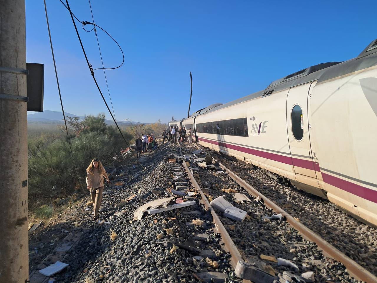 Col·lisió per encalç entre dos trens d’alta velocitat entre Mora i Urda, a Toledo | Cedida a l'ACN