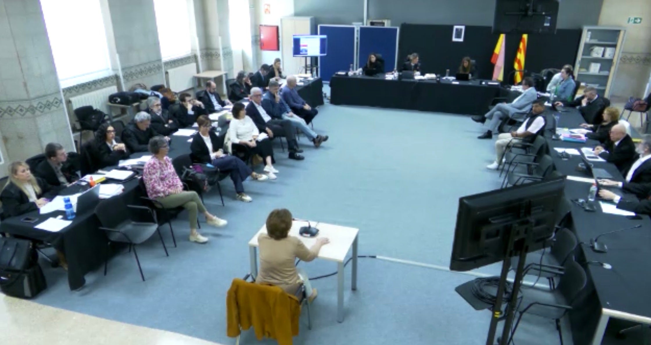 Rosa Vallbé, la secretària de Ballesteros en el moment de la seva declaració a Inipro