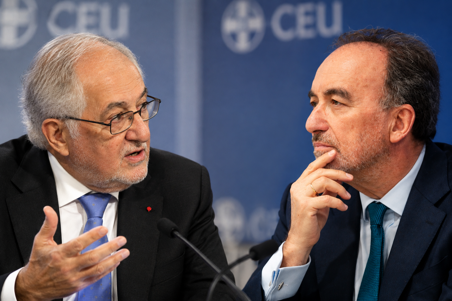 Conde-Pumpido vers Manuel Marchena/Imatge amb dues fotografies d'Europa Press