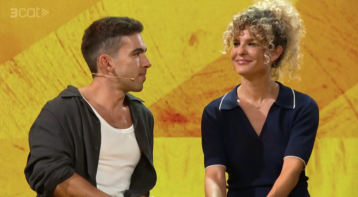 Christian y Sheila Casas hablan del esfuerzo que han hecho por hablar catalán - TV3