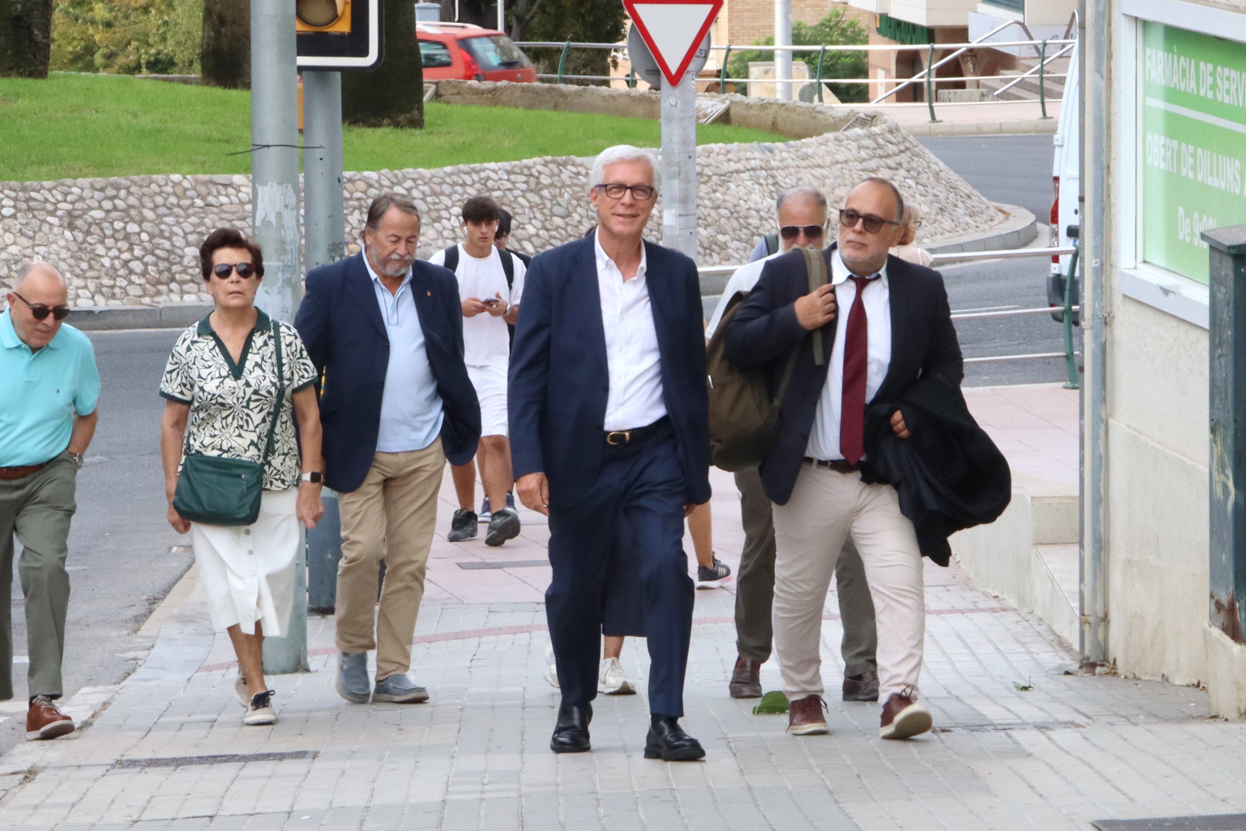 Ballesteros, en arribar a la seu de la presó de Tarragona on se celebra el judici d'Inirpo/ACN