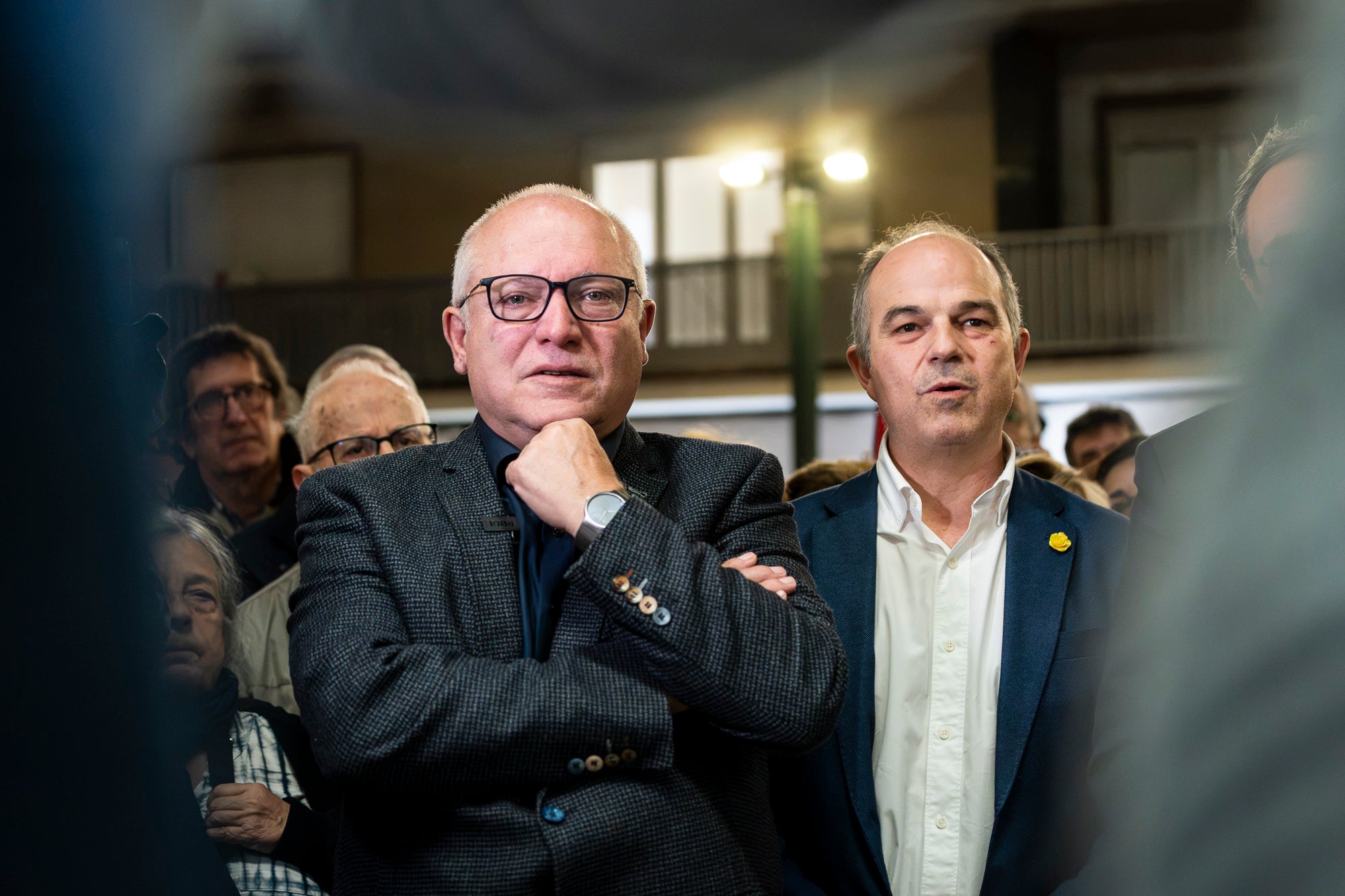 Rebuda del conseller Lluis Puig al Raval de Montserrat, a l'acte dels Cants de Llibertat Terrassa 21.10.2026 | Mireia Comas