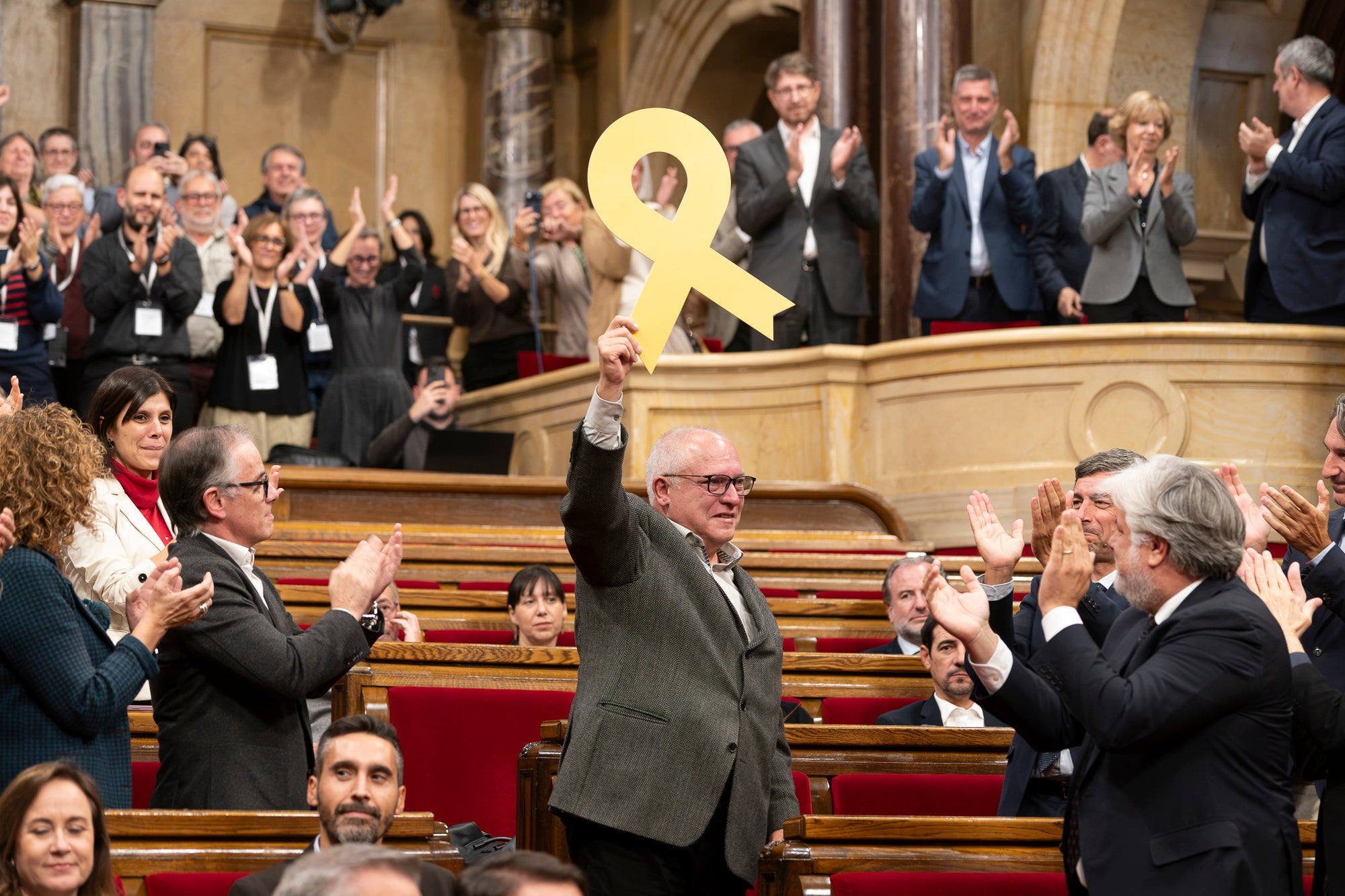 Rebuda Lluís Puig al Parlament de Catalunya 22.10.2026 | Mireia Comas