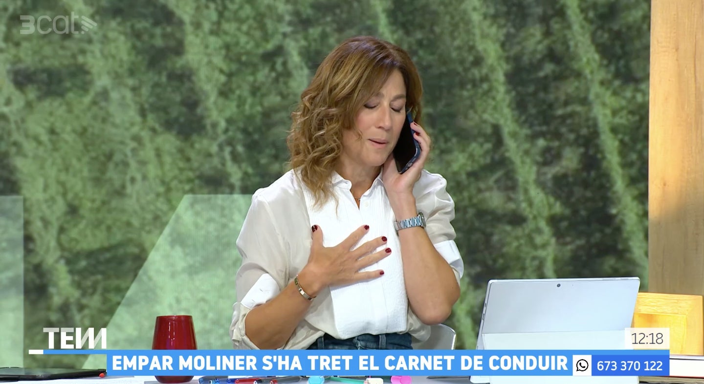 El moment en què li han confirmat que han trobat la gosseta - TV3