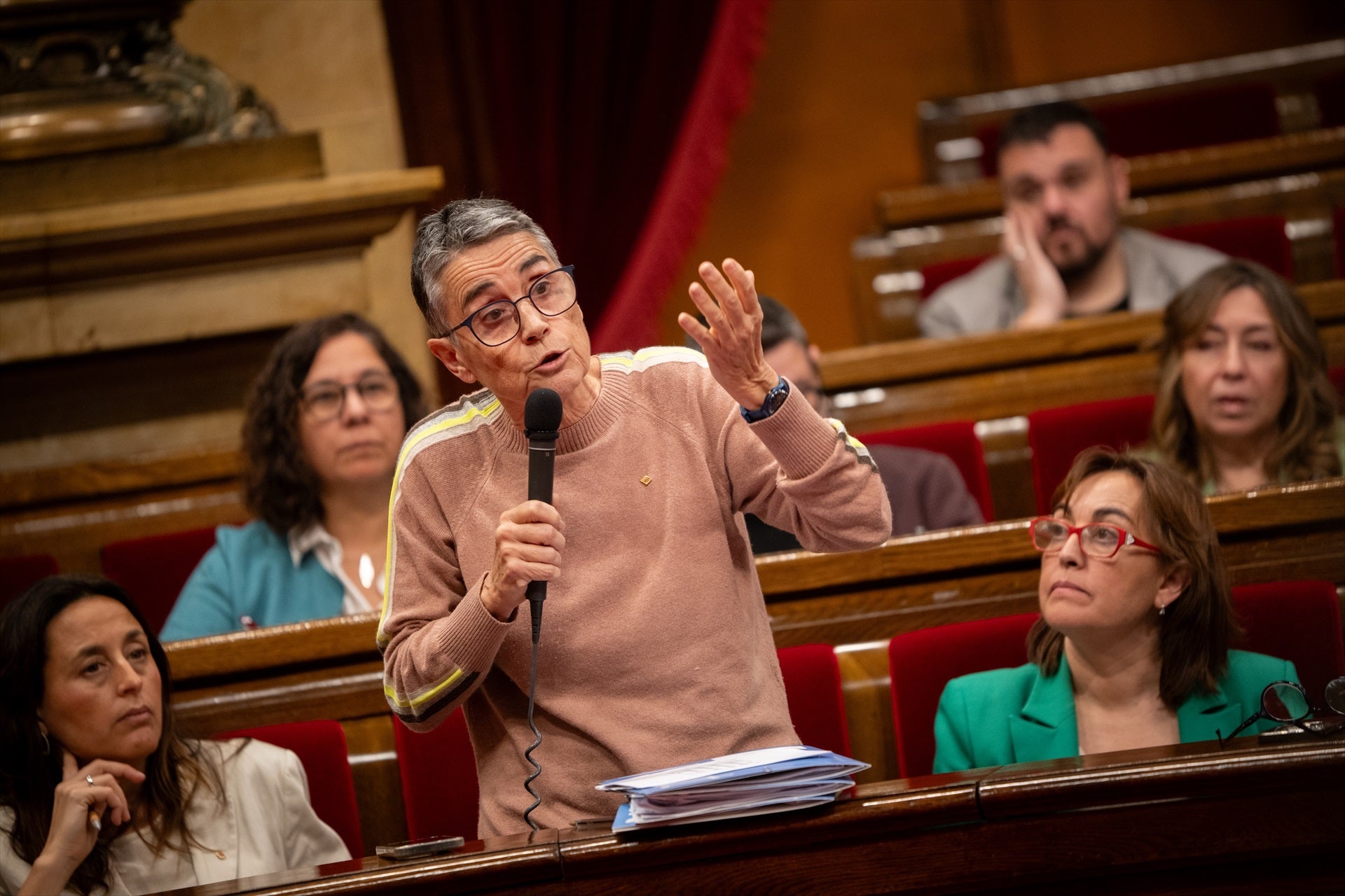 La consellera de Salut, Olga Pané, al Parlament de Catalunya | Lorena Sopêna / Europa Press