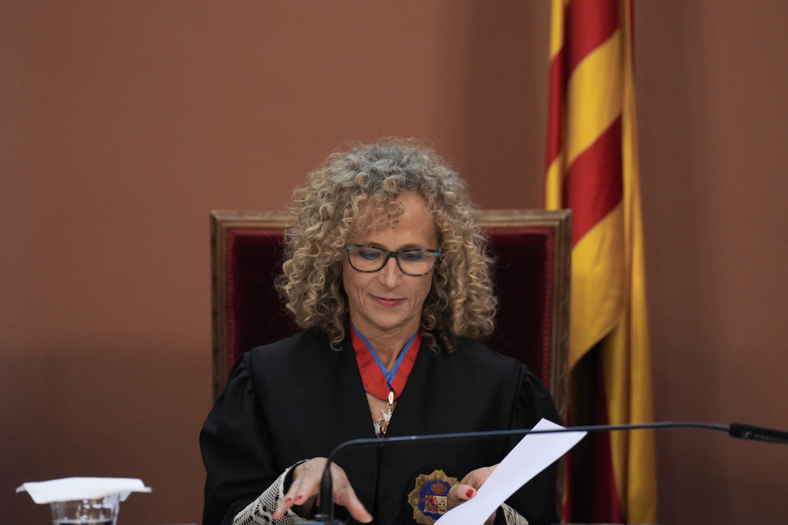 La presidenta del Tribunal Superior de Justicia de Catalunya (TSJC), Mercè Caso, en una iamtge d'arxiu/David Zorrakino/EP