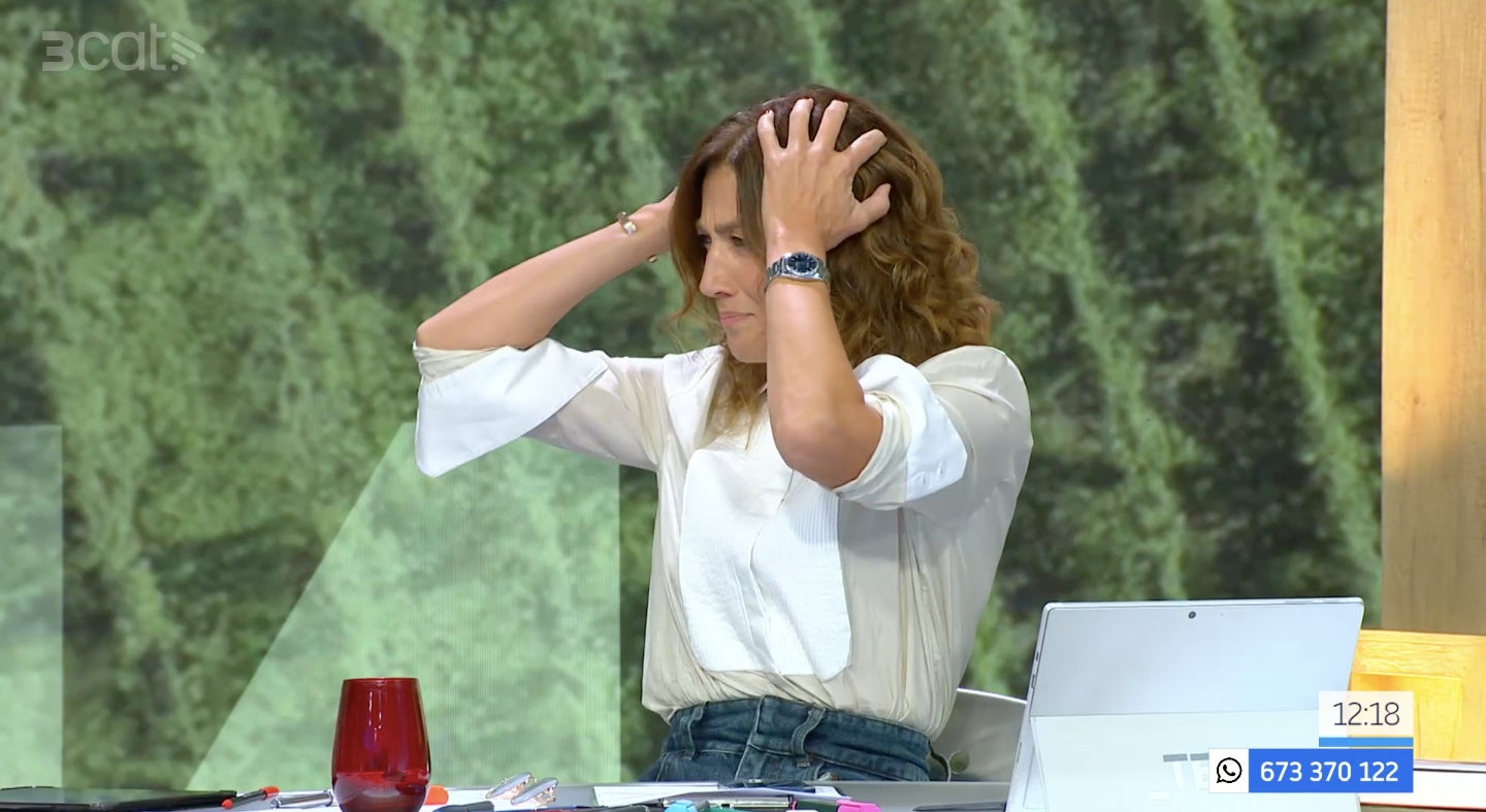 Helena García Melero s'ha endut un bon ensurt, però amb final feliç - TV3