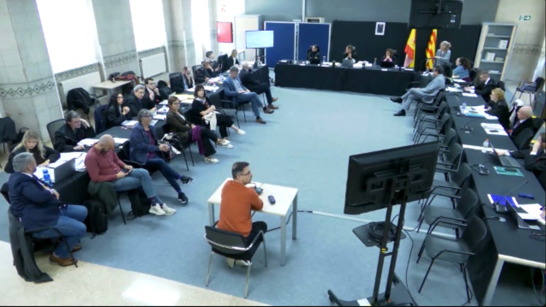 L'informàtic, en un moment de la seva declaració en el judici d'Inipro