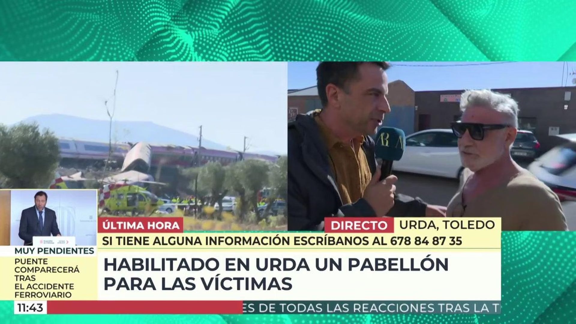 L'arquitecte dels famosos era un dels passatgers del tren - Telecinco