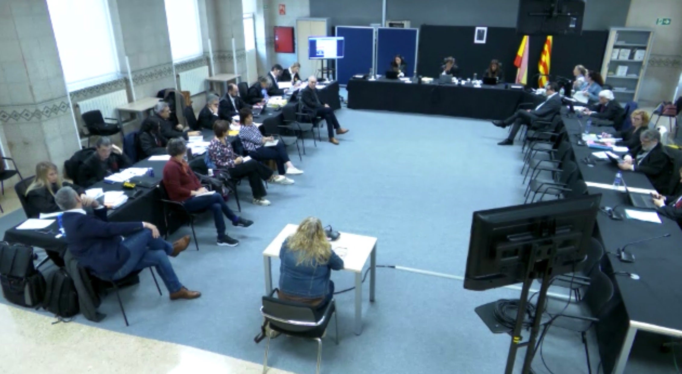 Una imatge de la vista d'aquest divendres del cas Inipro/QS