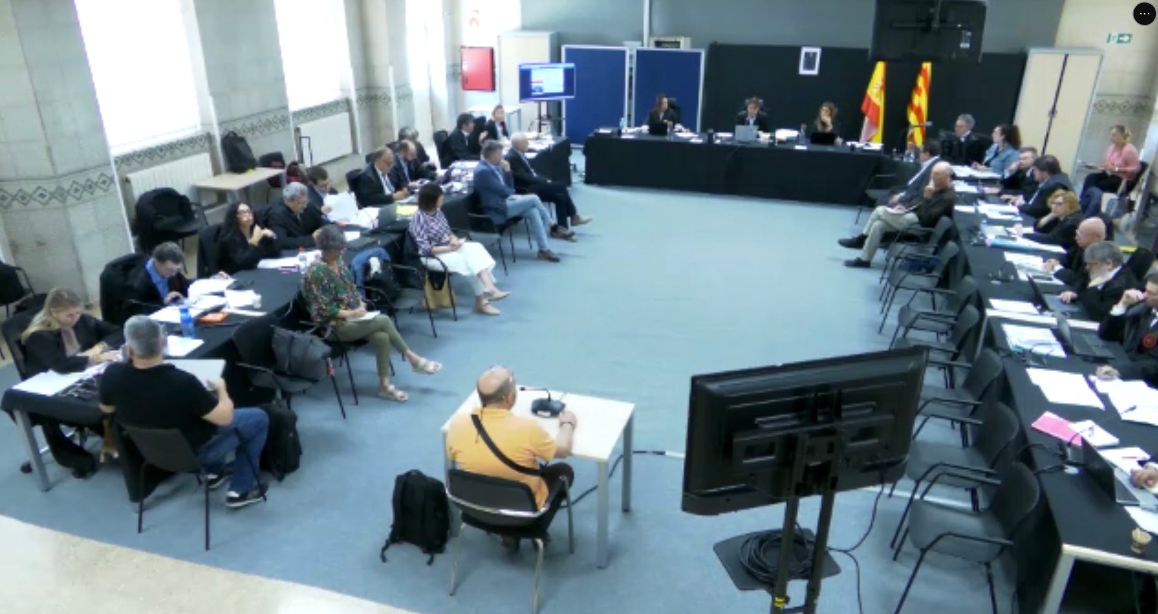 Juan Antonio Ribas, en el moment de la seva declaració al judici d'Inipro/QS