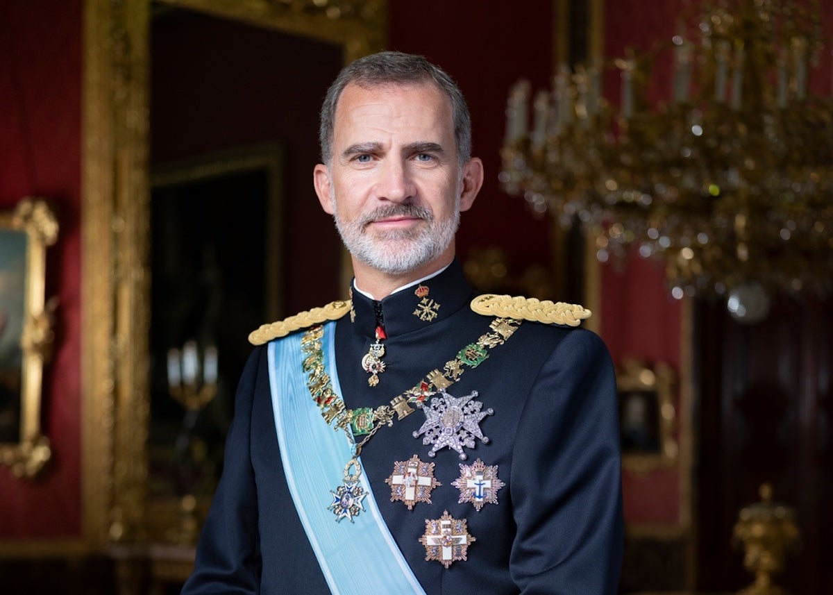 Una imatge oficial del monarca espanyol, Felip de Borbó/CasaReal