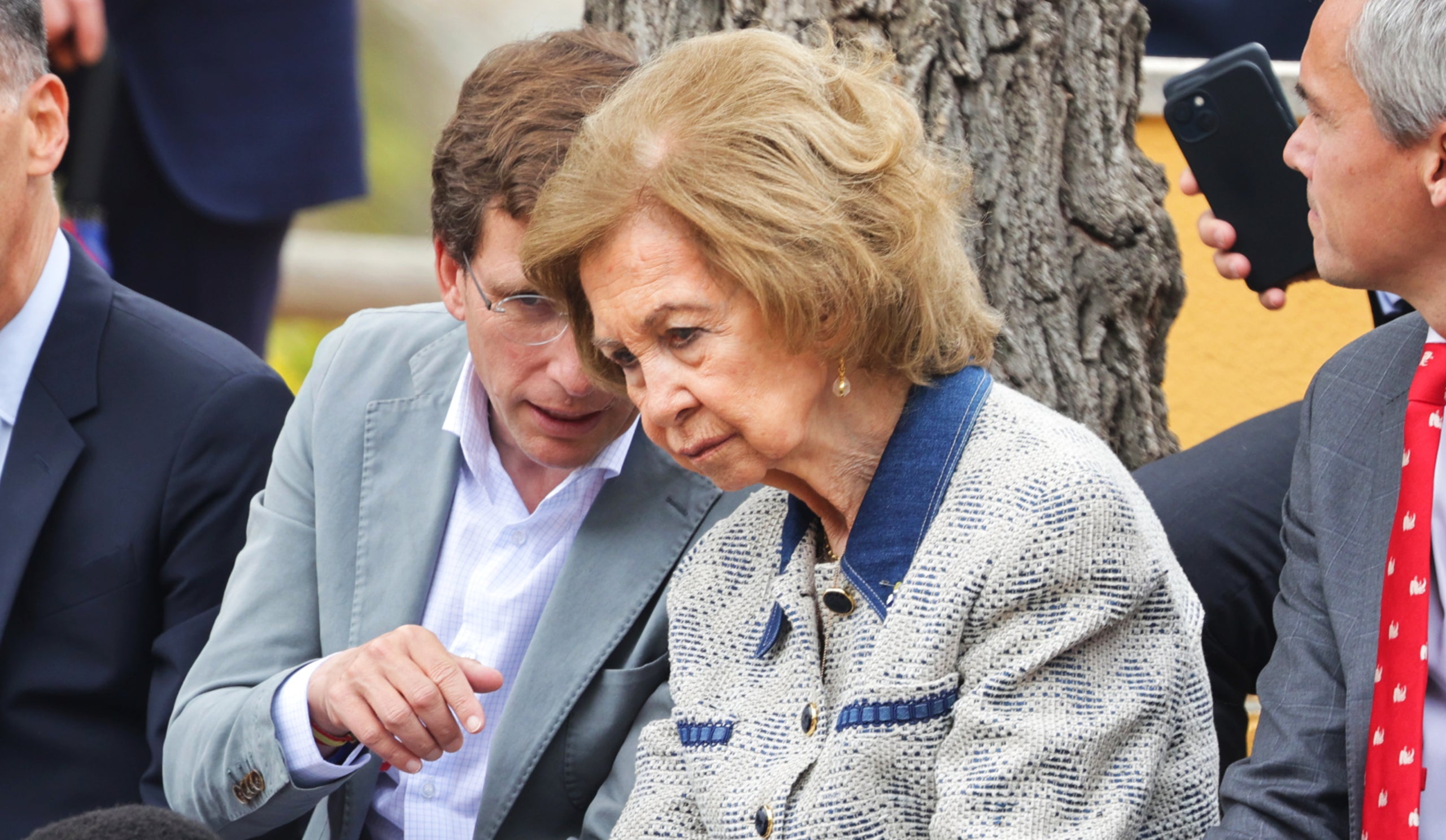 Sofia de Grècia i un dels pijtors dies de la seva vida - Europa Press