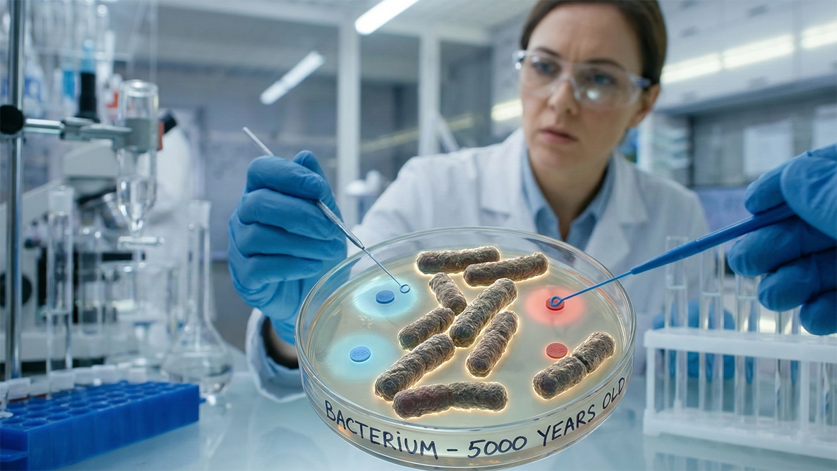 El hallazgo que cambia la medicina encuentran una bacteria de 5.000 años invencible ante nuestros antibióticos actuales
