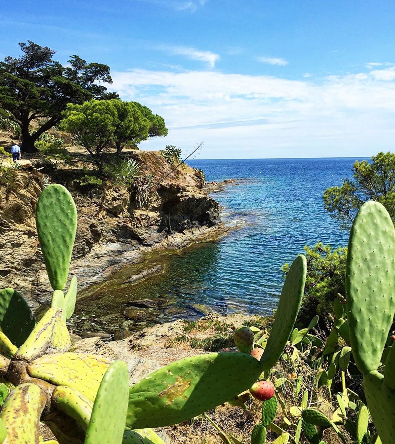 Passeig pel litoral per arribar a la cala