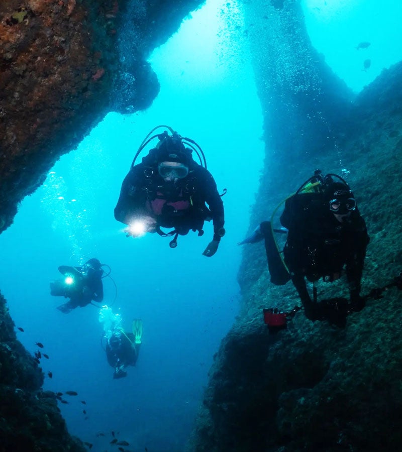 Submarinistes a les illes Medes