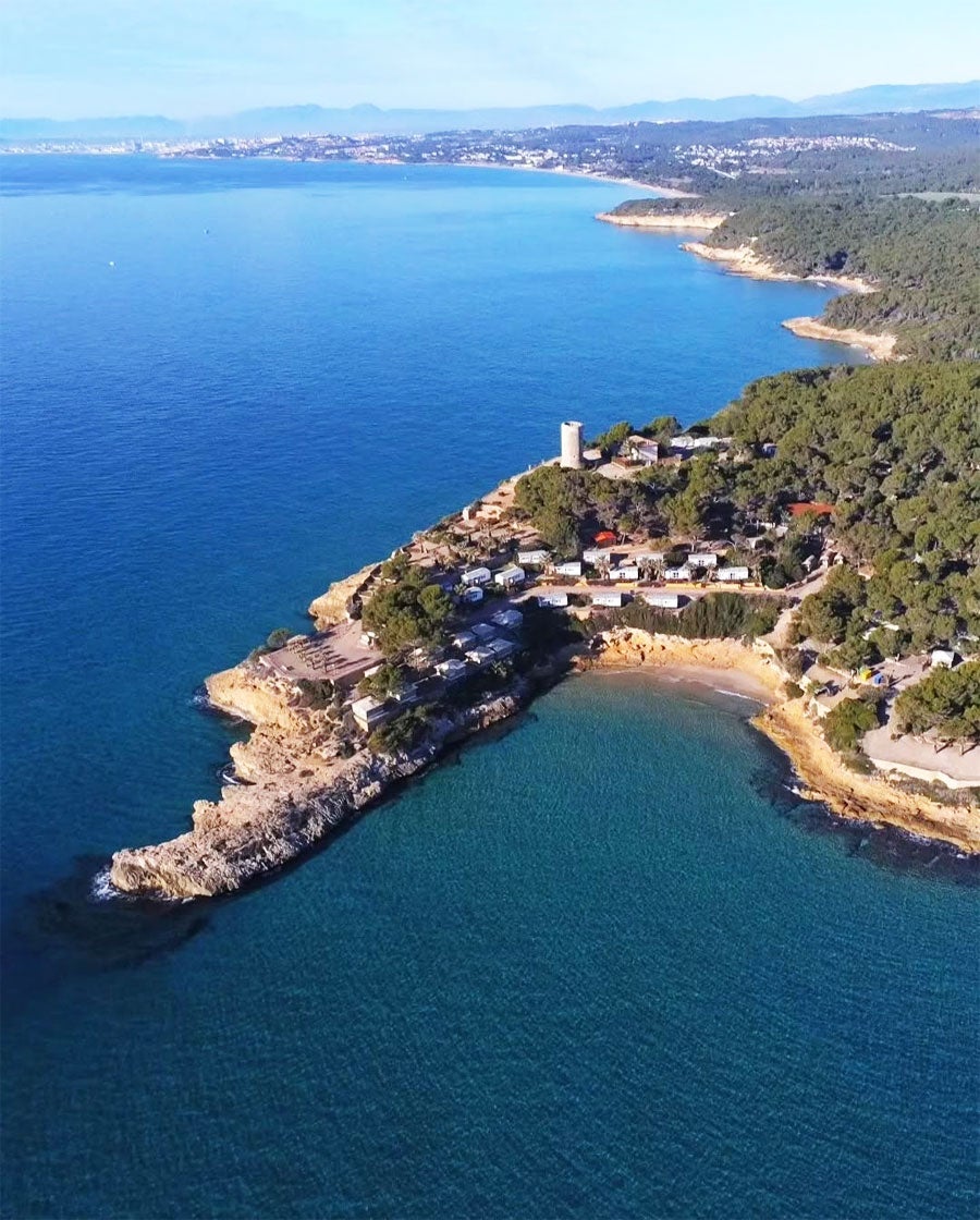 Vista aèria de la Punta de la Móra