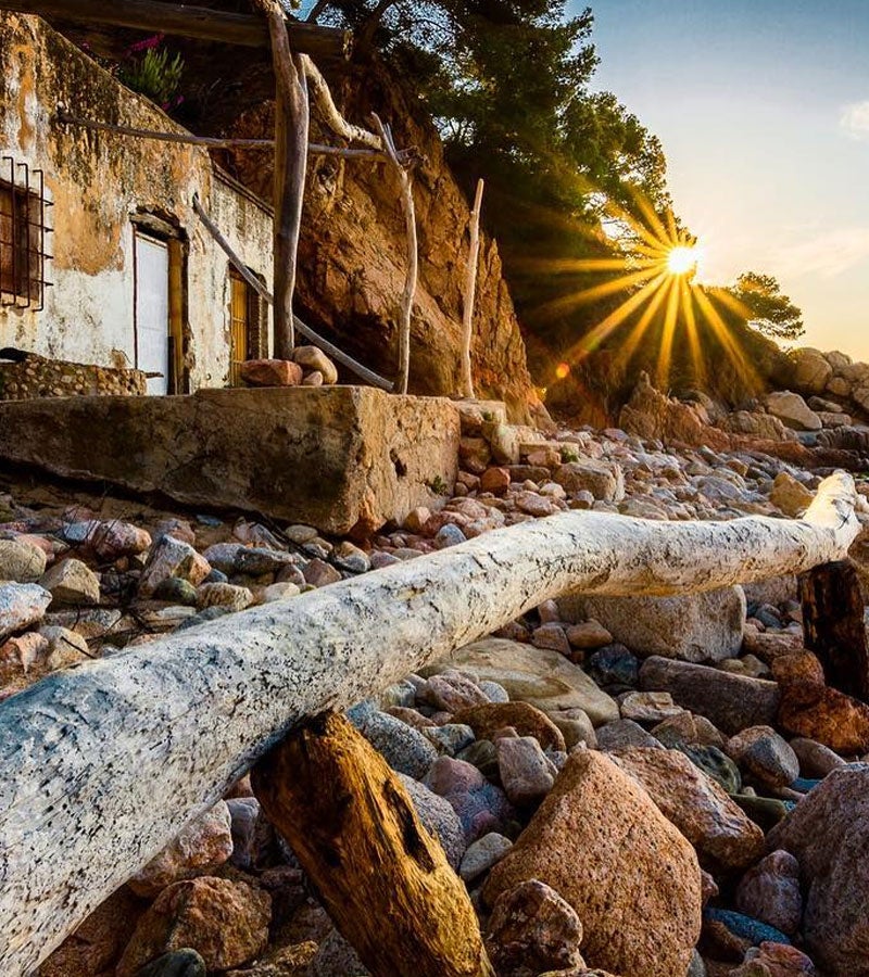 Caseta de pescadors a la Cala del Crit