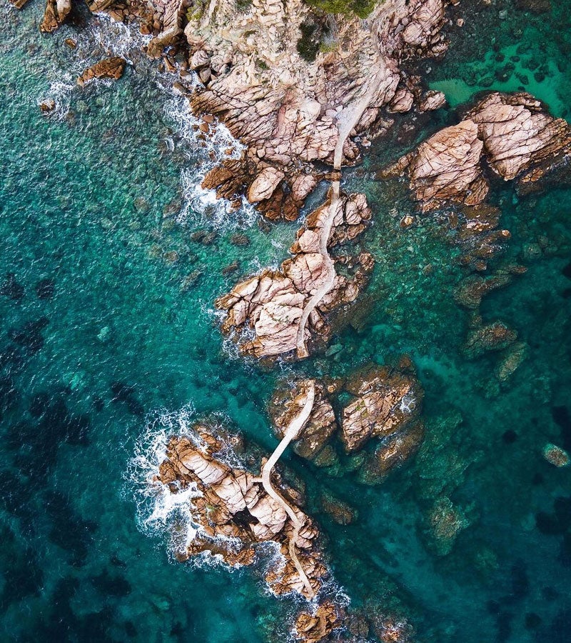 Vista Aeria de Cala Canyet
