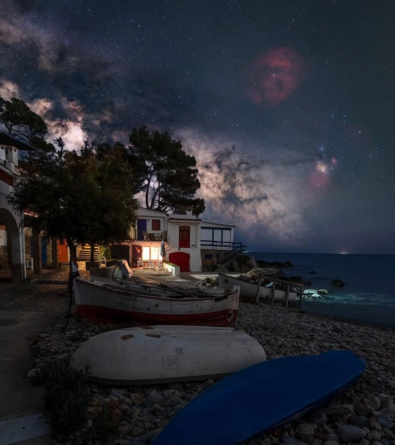Cala s’Alguer de nit