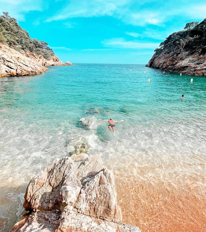 Cala secreta de la Costa Brava