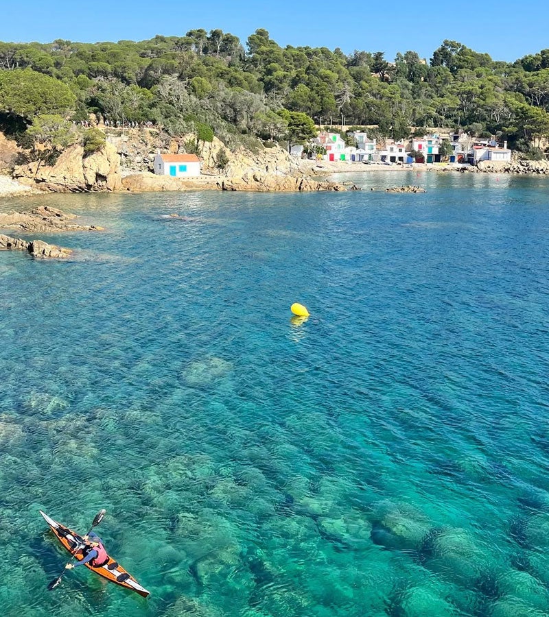 kayak a Cala s’Alguer