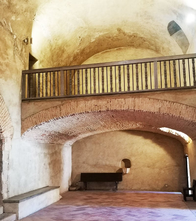 Interior del Castell de Salses