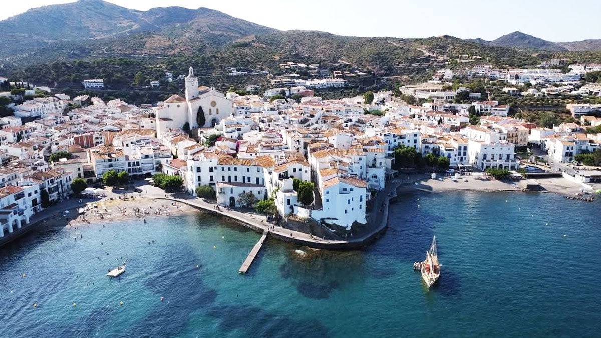 Vista àrea de Cadaqués