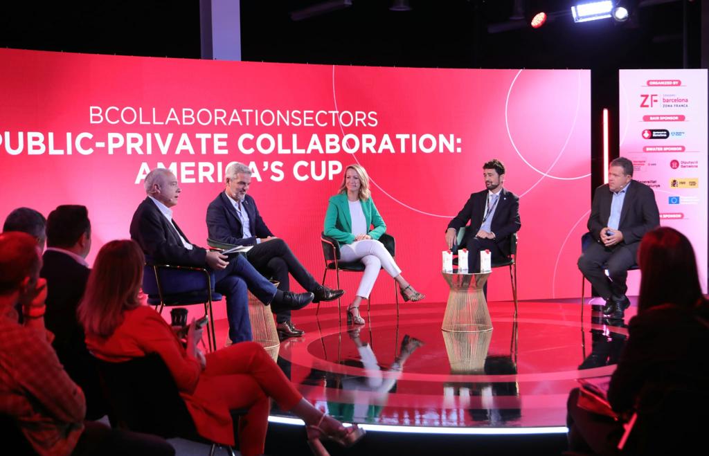 Els ponents de l'acte Public-Private Collaboration: America's Cup a la BNEW / BNEW