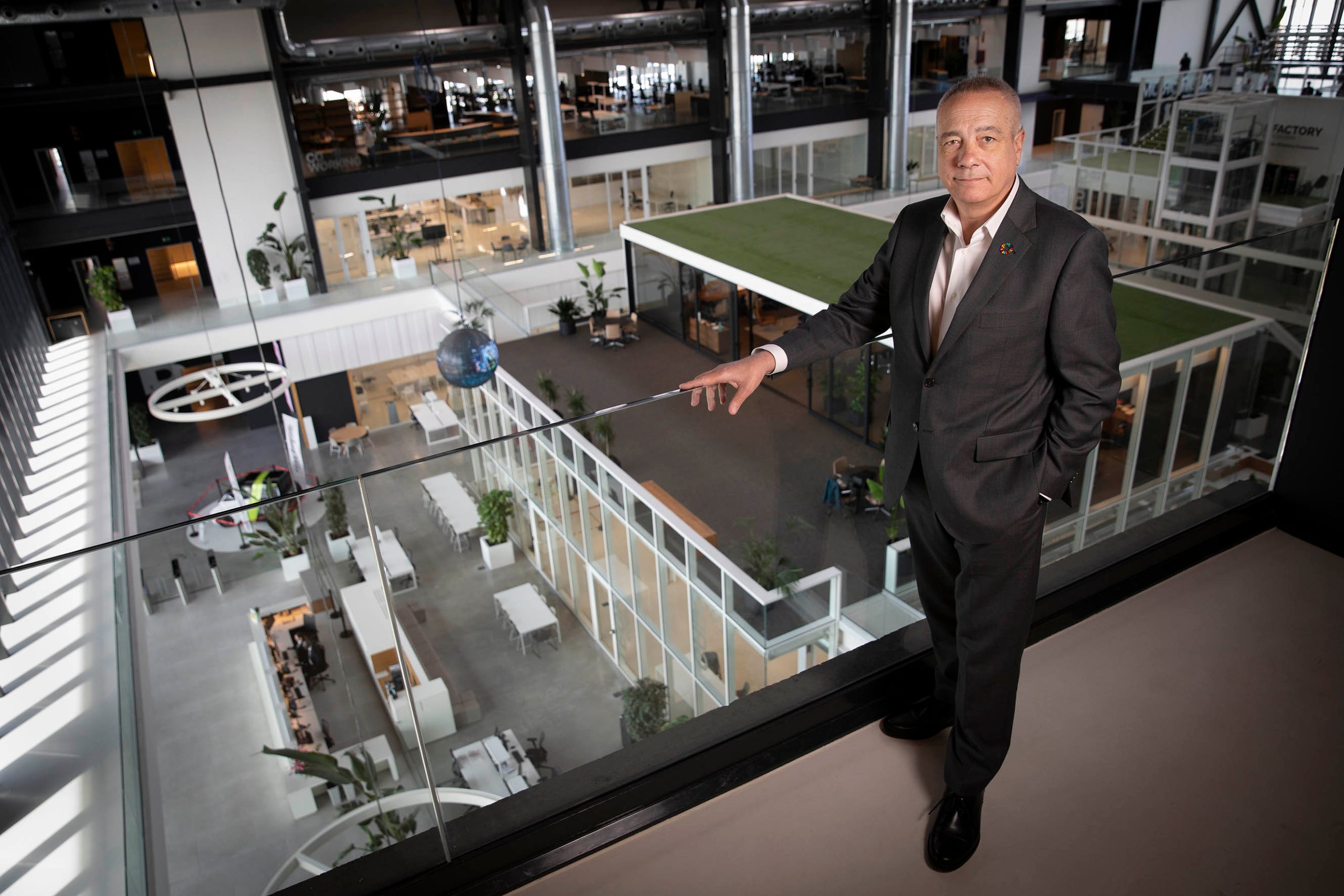 Pere Navarro, delegat especial de l'Estat al Consorci de la Zona Franca de Barcelona, al DFactory / Jordi Play