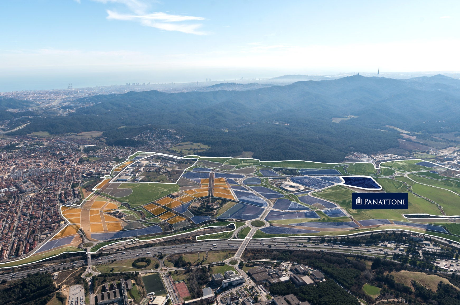 Imatge de la parcel·la comprada per Panattoni al Parc de l'Alba / Generalitat de Catalunya
