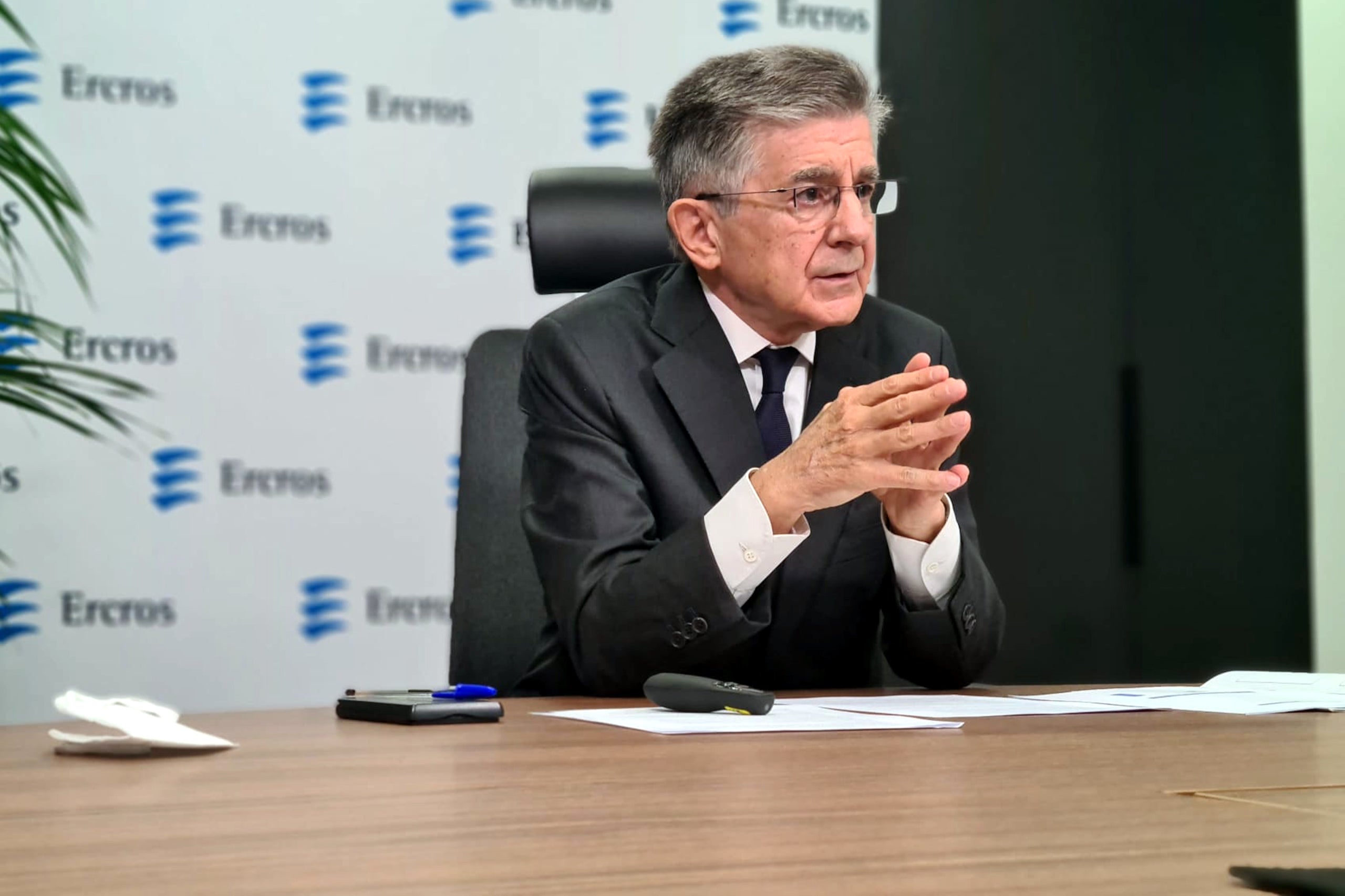 El president d'Ercros, Antonio Zabalza / ACN