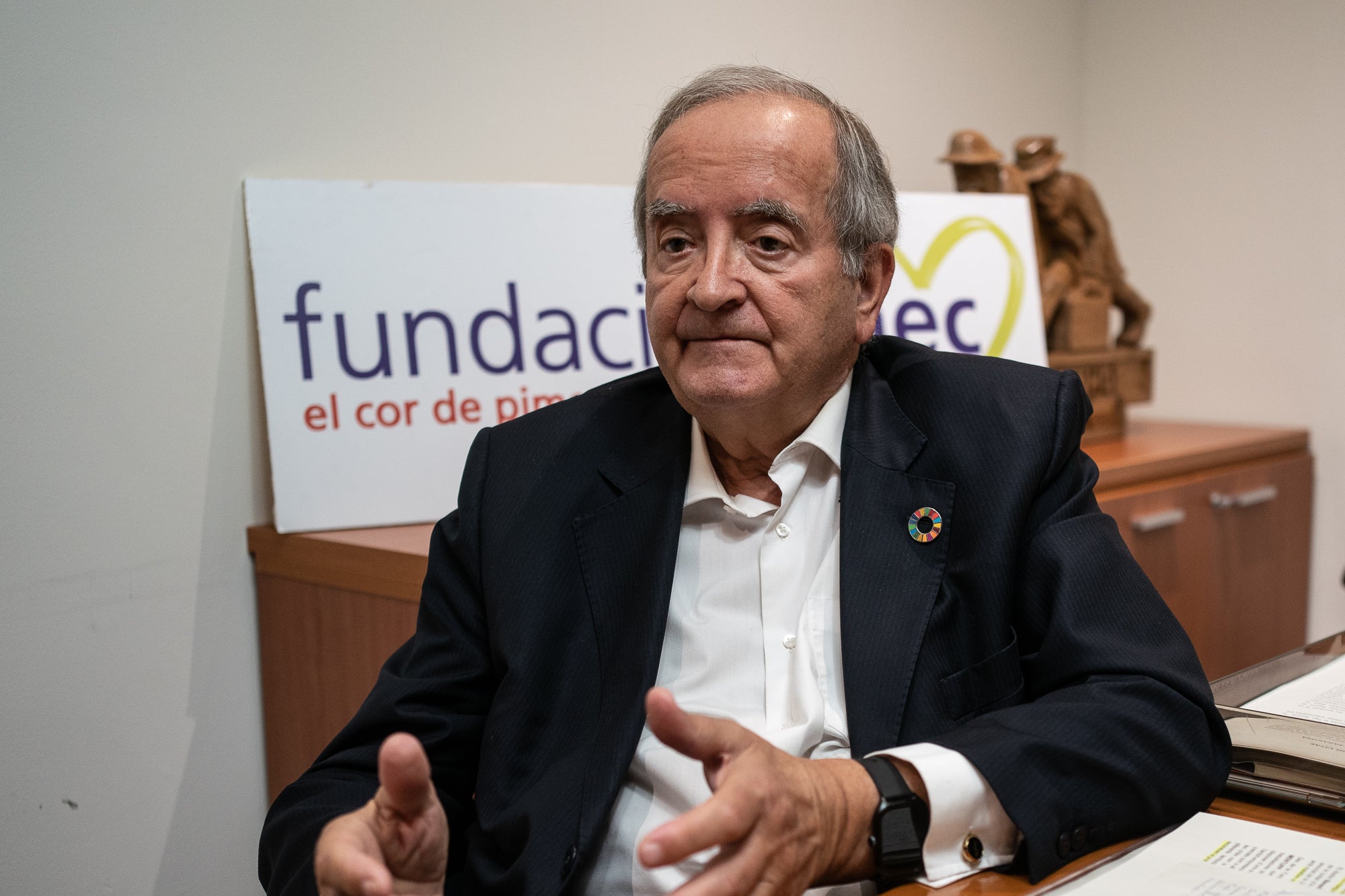 El president de la Fundació Pimec i expresident de Pimec, Josep González / Mireia Comas