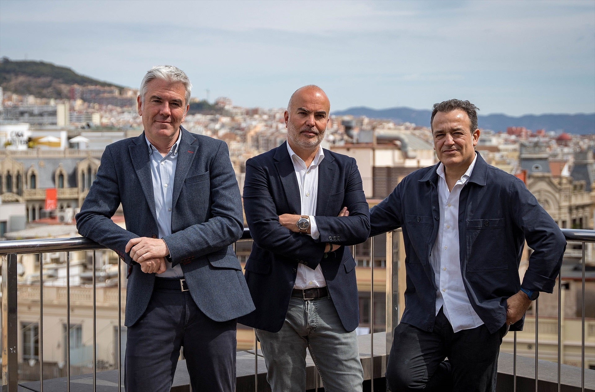 Els fundadors de The Climate Hub, Alejandro Pardo, Gerard Olivé i Fernando Casado / Inclimo