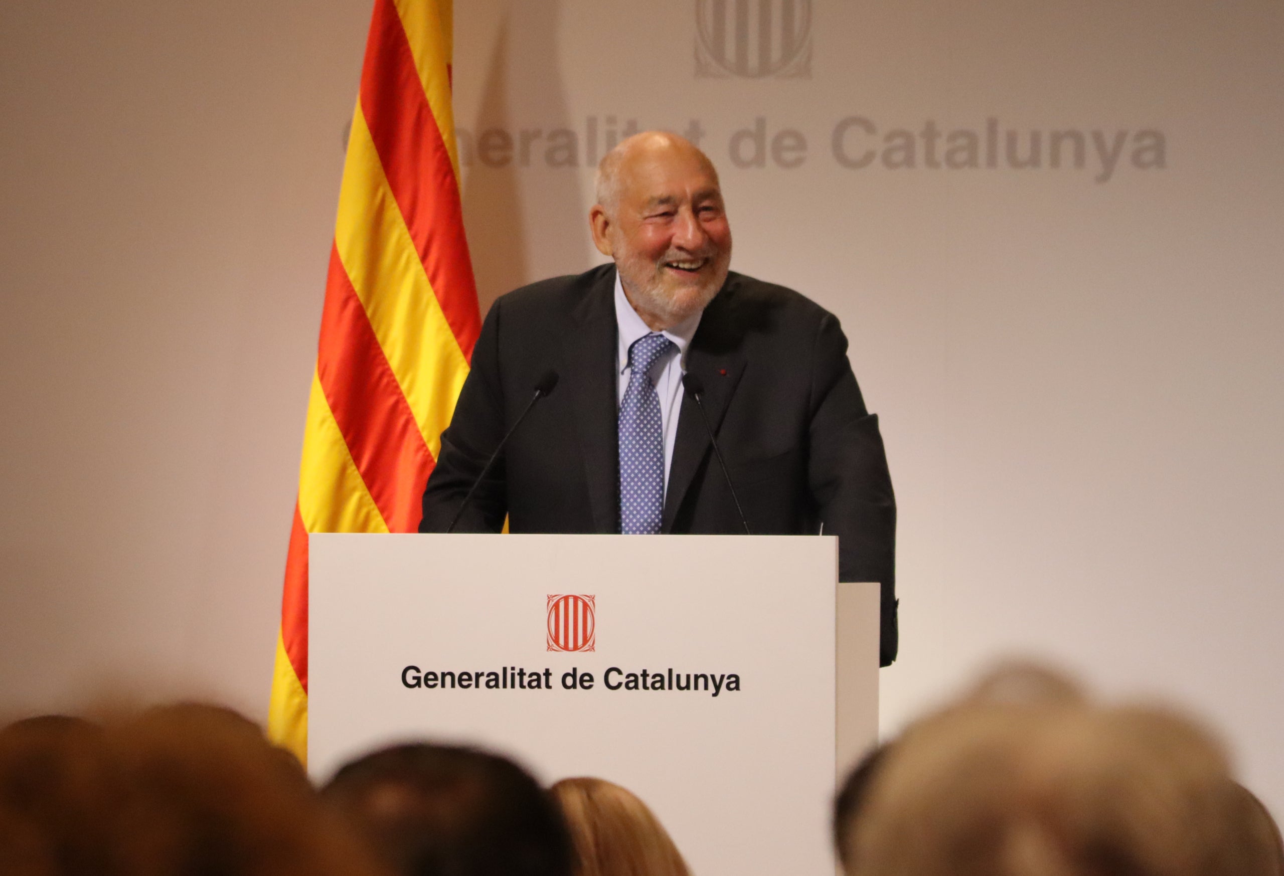 Imatge del guanyar del Premi Internacional Catalunya, Joseph Stiglitz / ACN