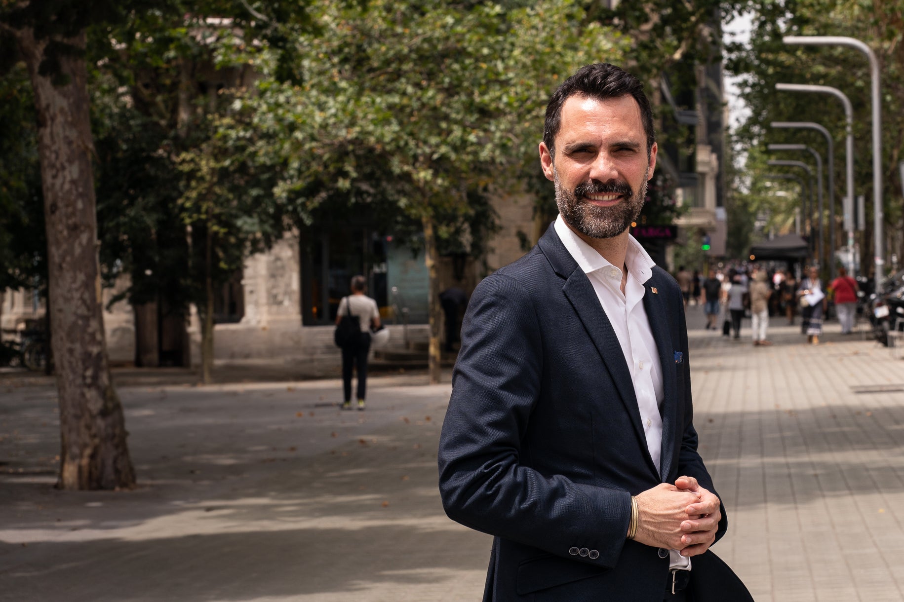 Imatge del conseller d'Empresa i Treball de la Generalitat de Catalunya, Roger Torrent / Mireia Comas