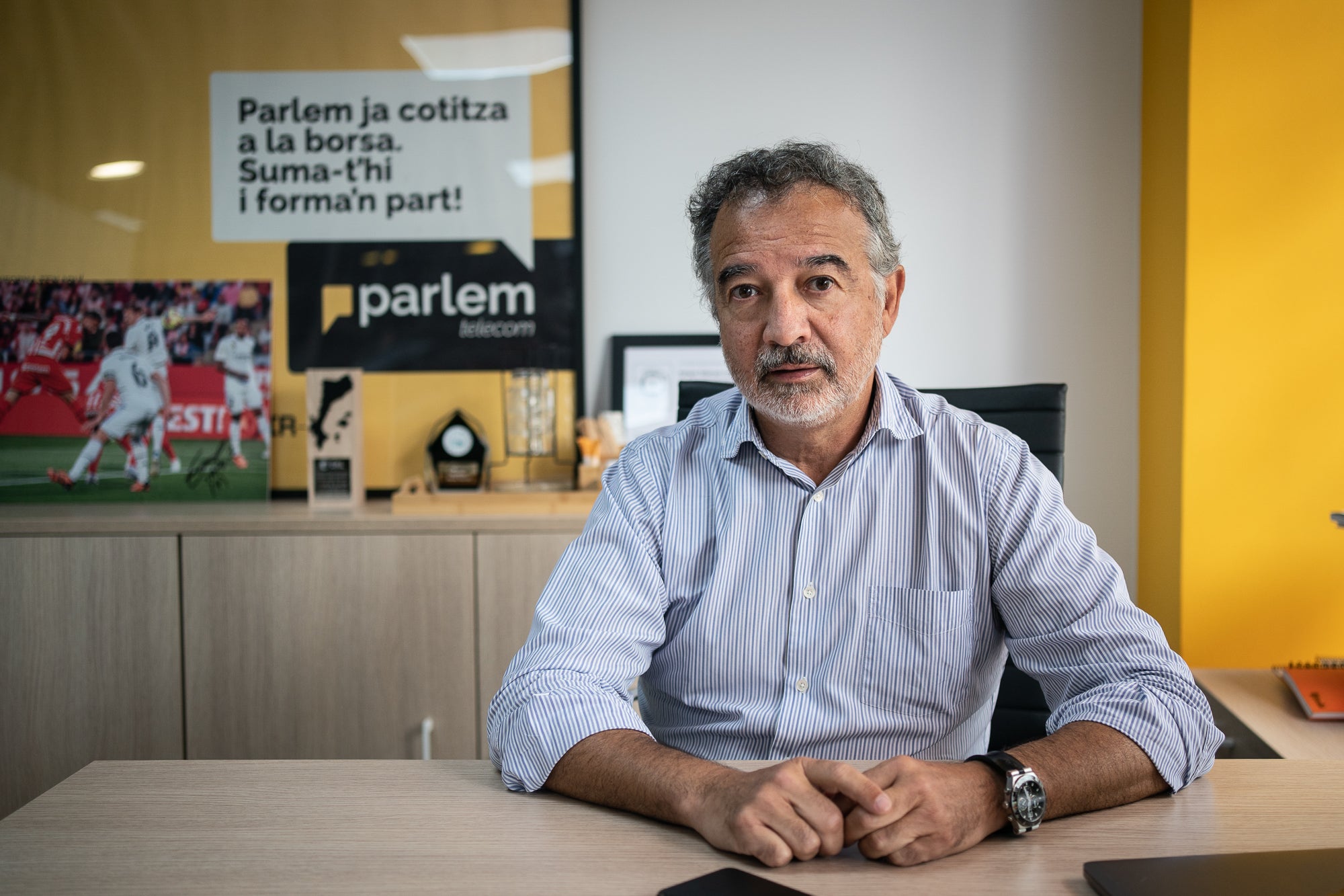 Ernest Pérez-Mas,
fundador i CEO de Parlem Telecom / Mireia Comas