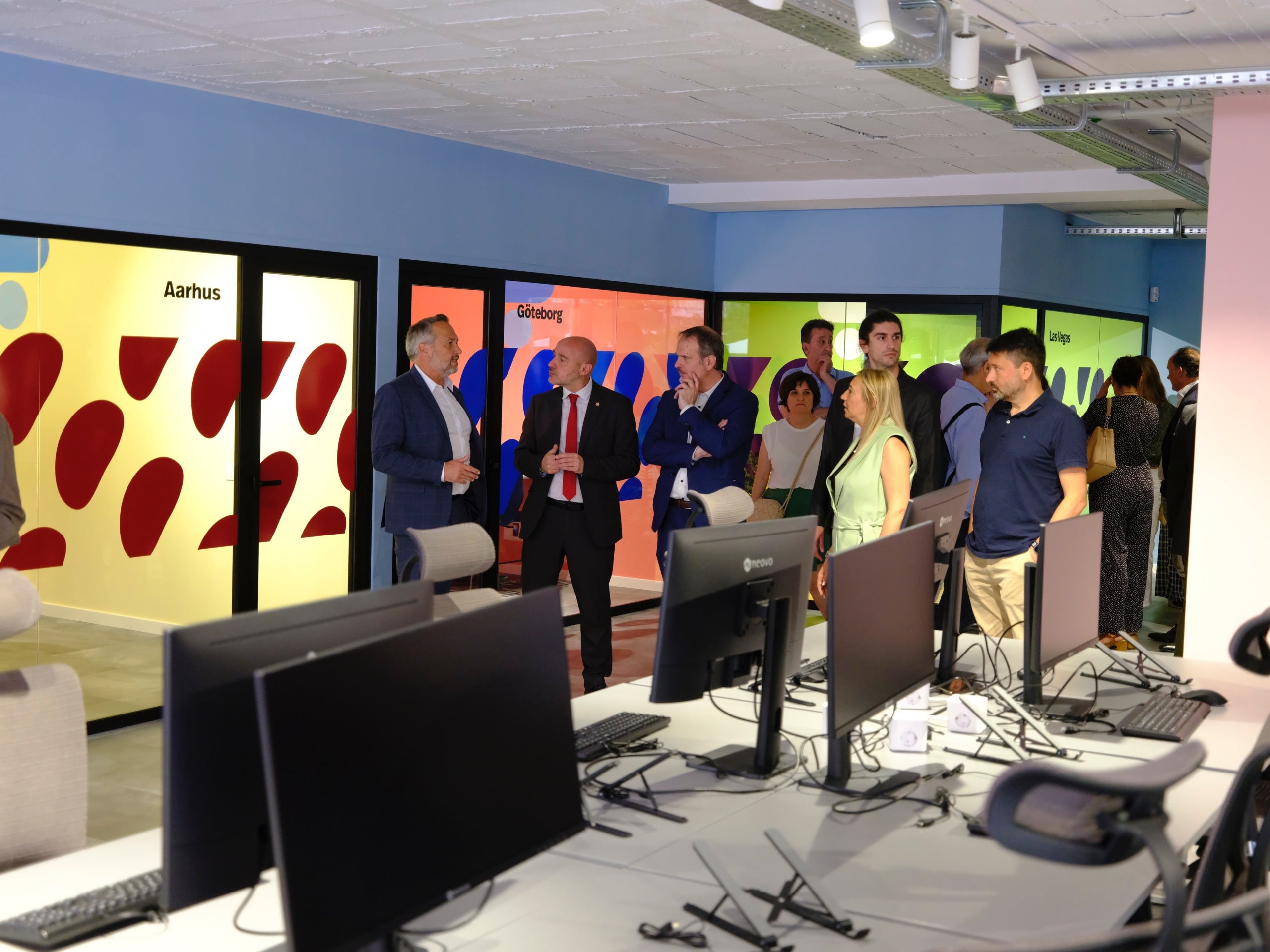 Imatge de la inauguració del nou hub d'R+D+I de Telavox a Barcelona / Telavox
