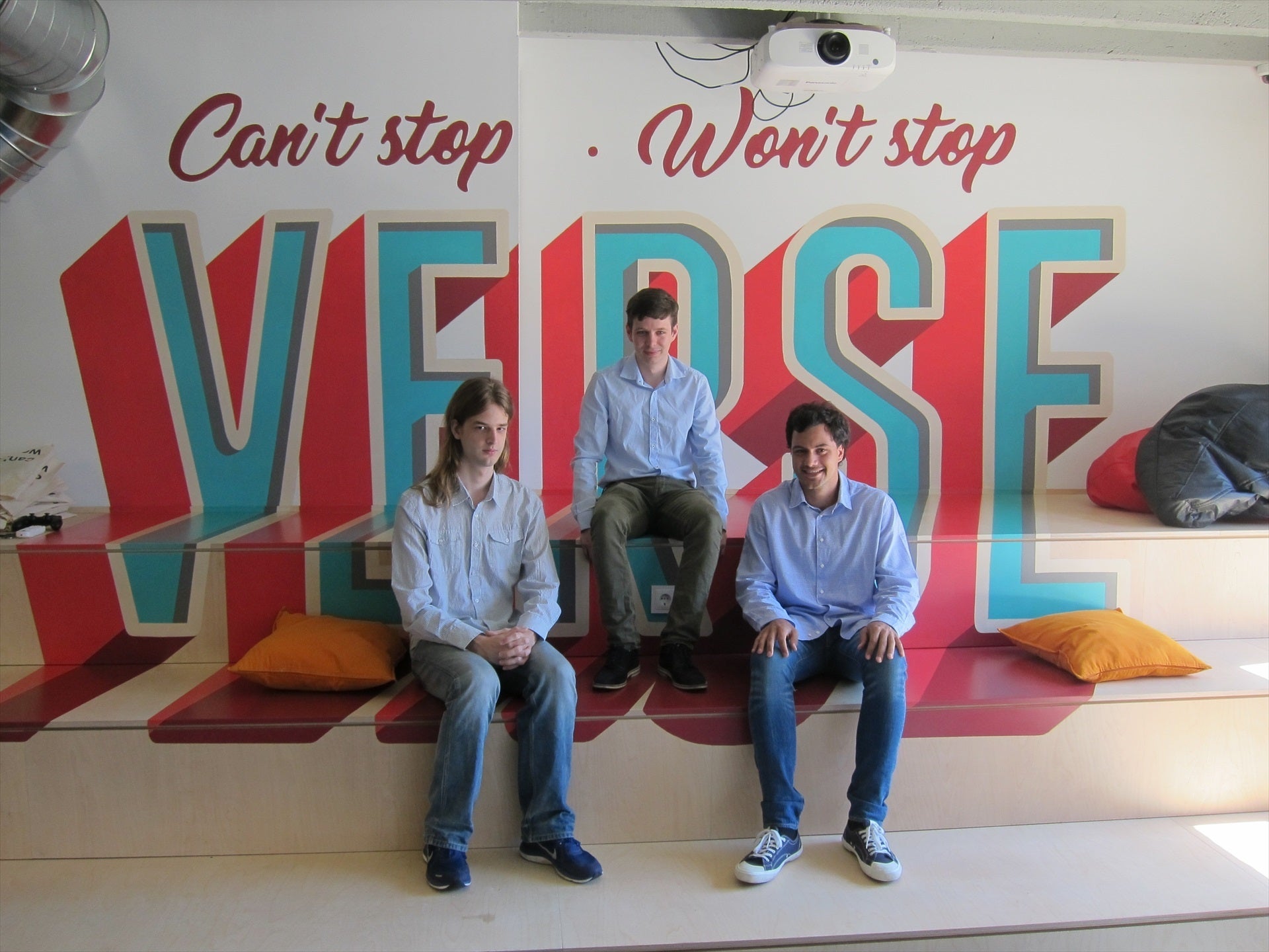 Borja Rossell, Alex Lopera i Dario Nieuwenhuis, fundadors de Verse / EP