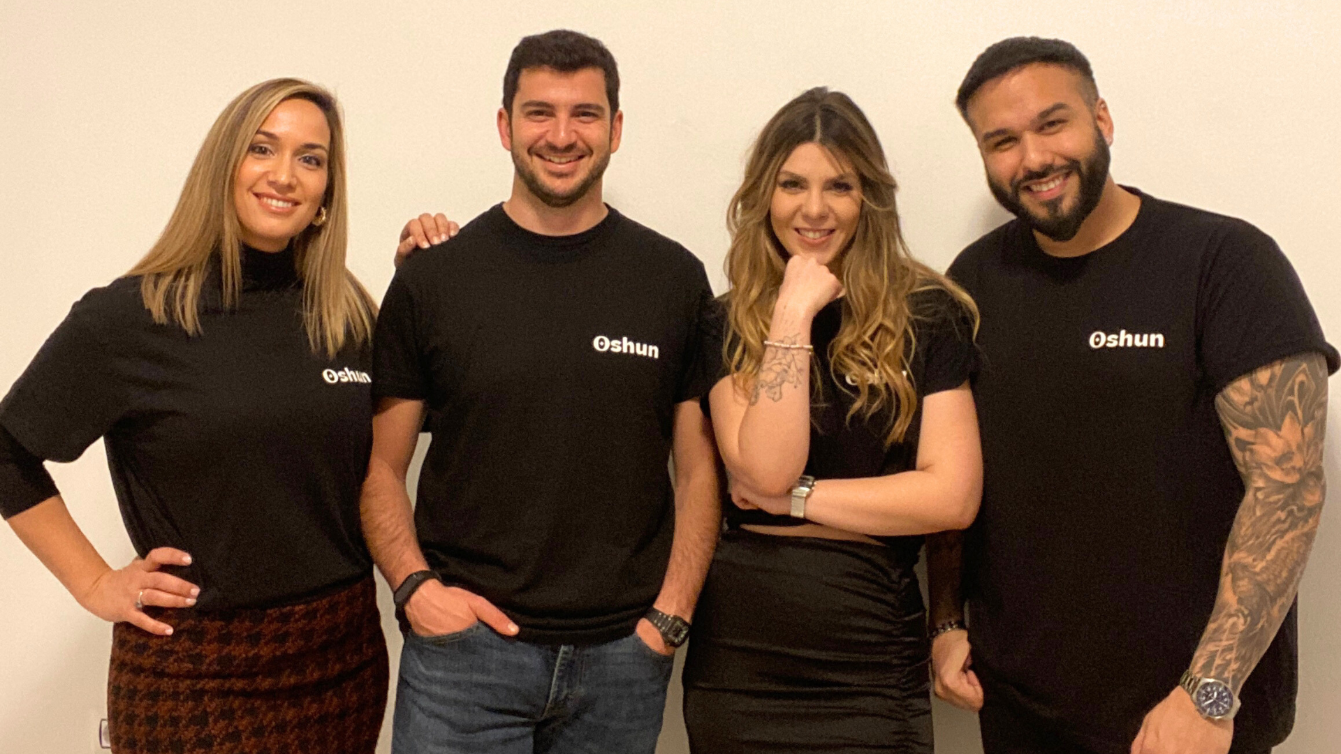 Imatge de l'equip d'Oshun, Laia Rogel, Cinto Ajram, Casandra Vicente i Anthony Elorga / Oshun