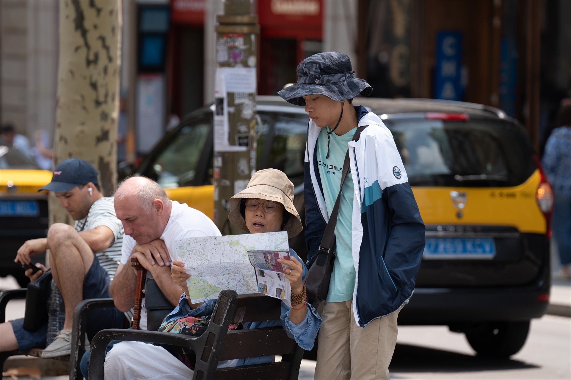 Turistes a la Rambla de Barcelona / EP