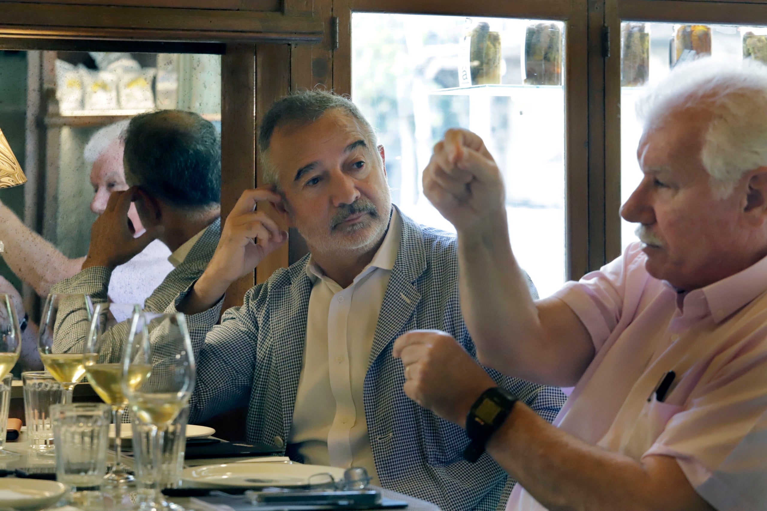 Imatge del fundador de Parlem, Ernest Pérez-Mas i el fundador de LC Paper, Joan Vila / Cristobal Castro