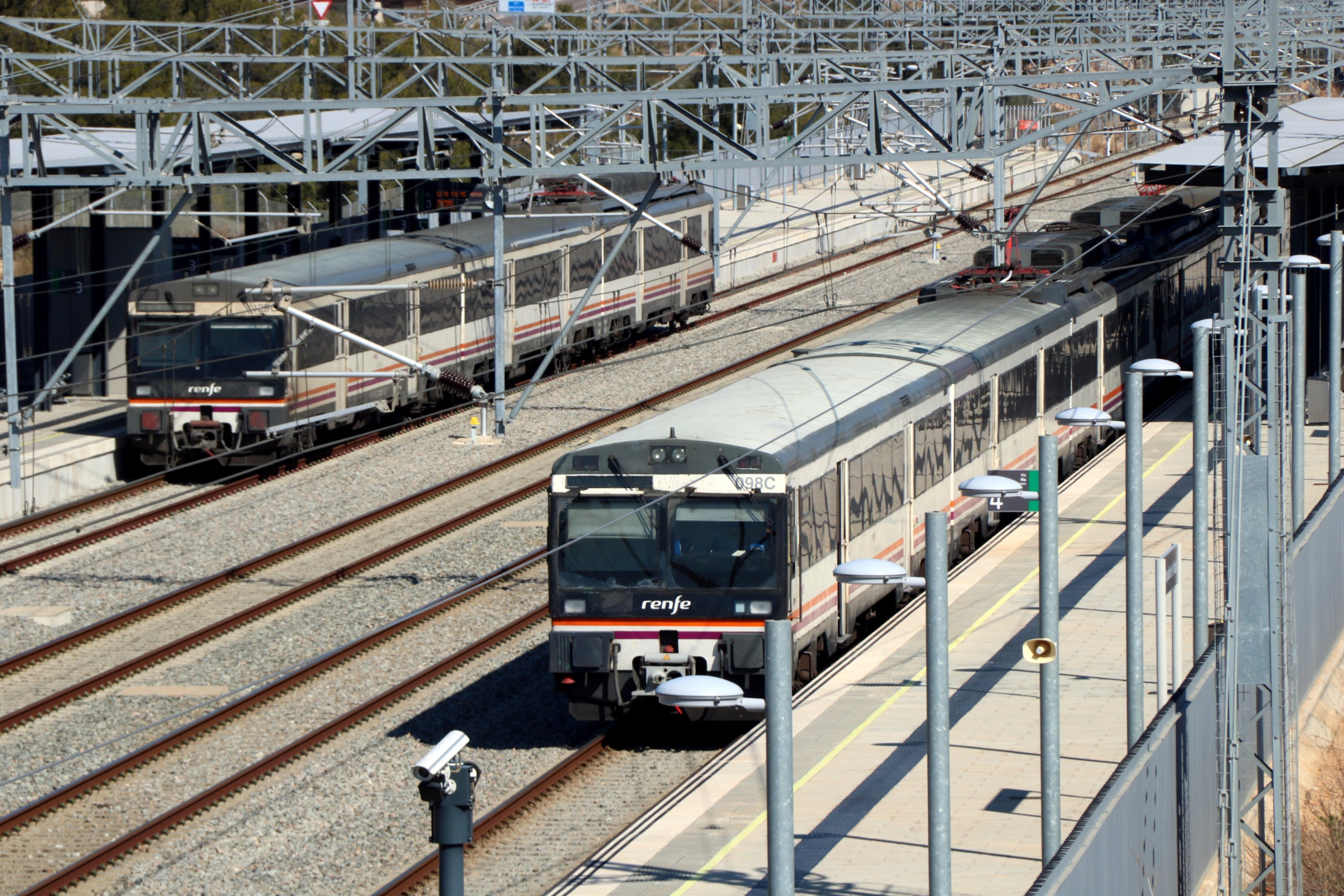 Imatge de l'estació de tren de l'Hospitalet de l'infant / ACN