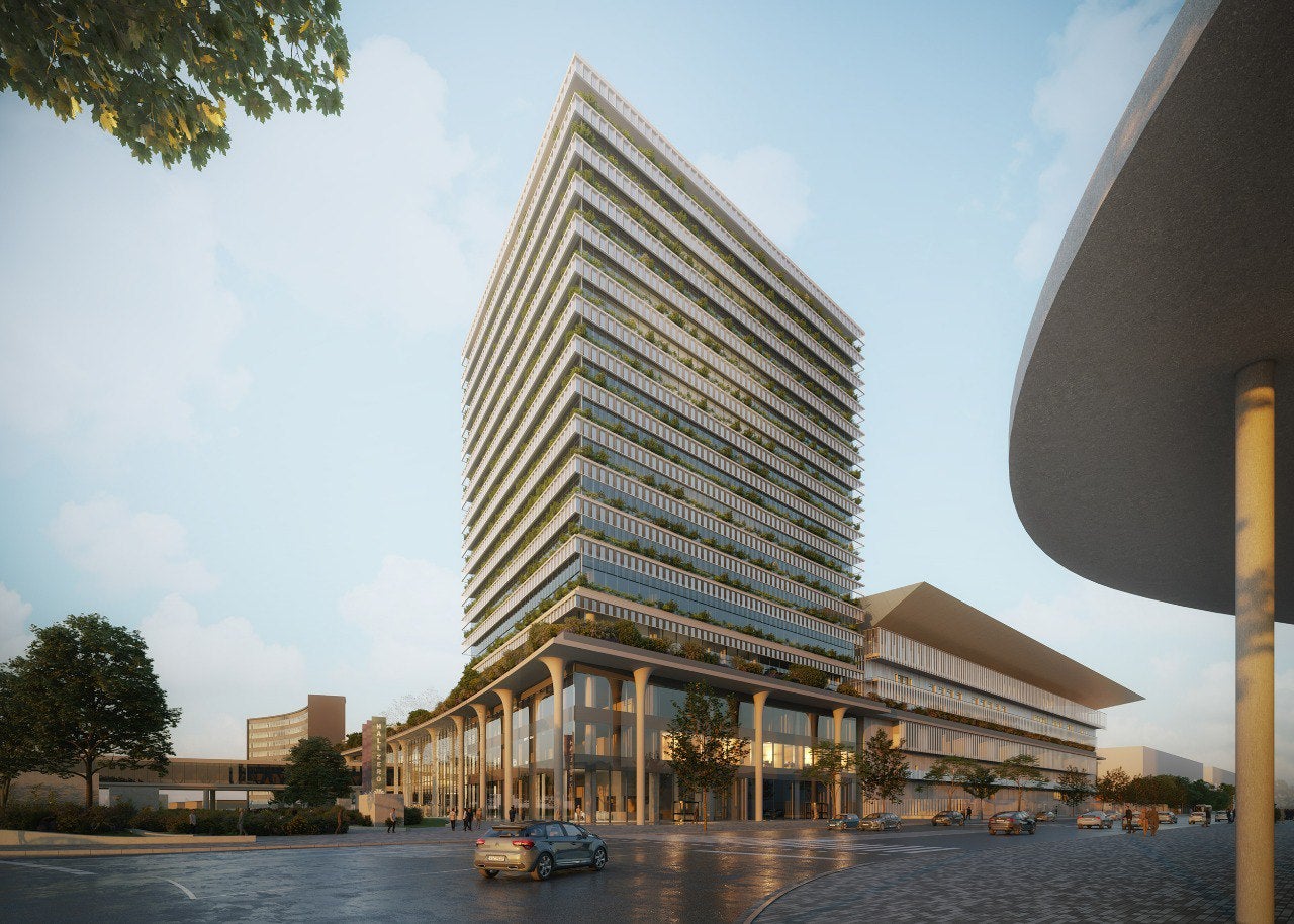 El futur edifici de la Generalitat al costat del Pavelló Zero / Economia