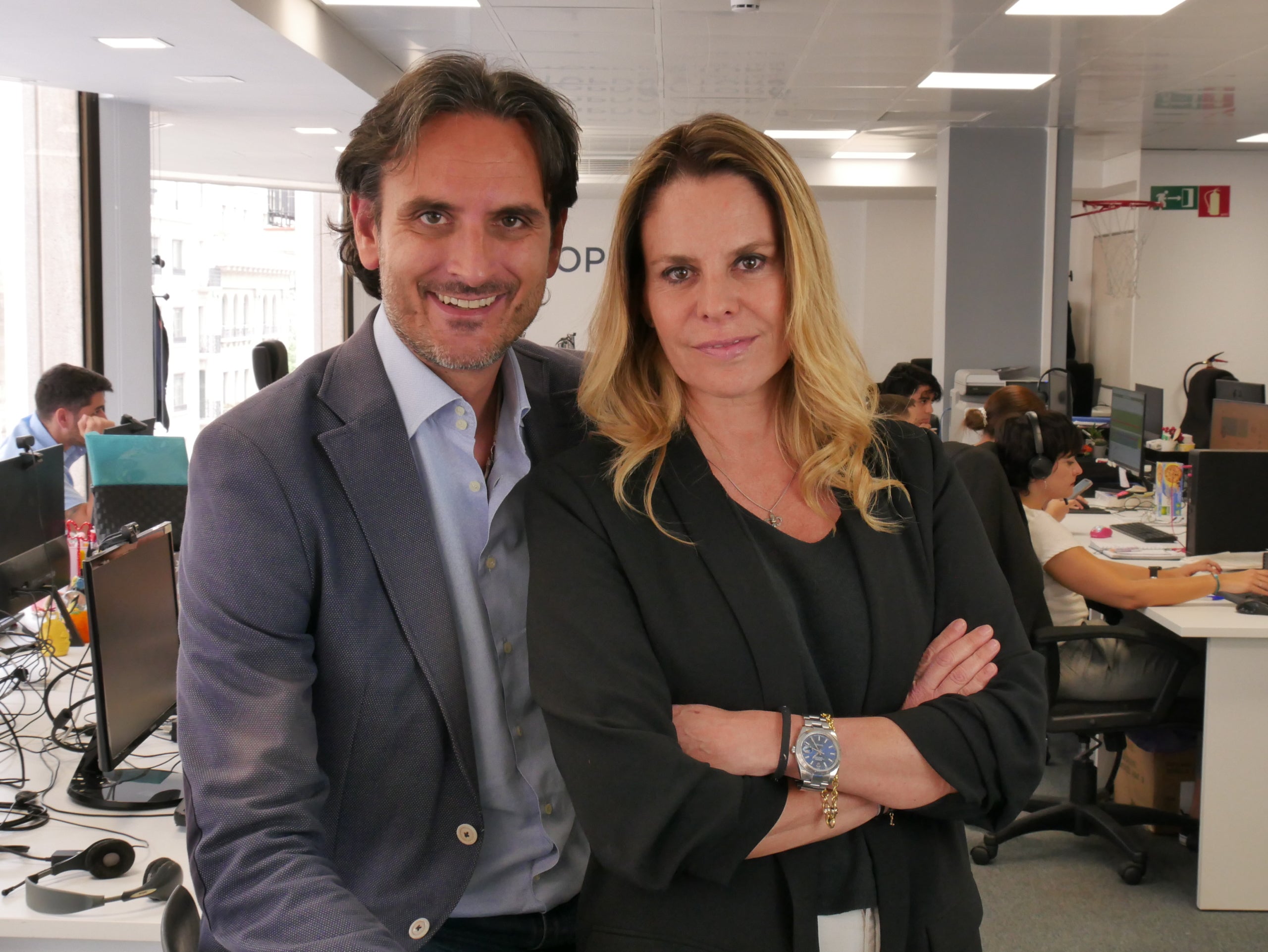 Alberto Porciani i Lorena Bassas, cofundadors de Top Doctors / Top Doctors