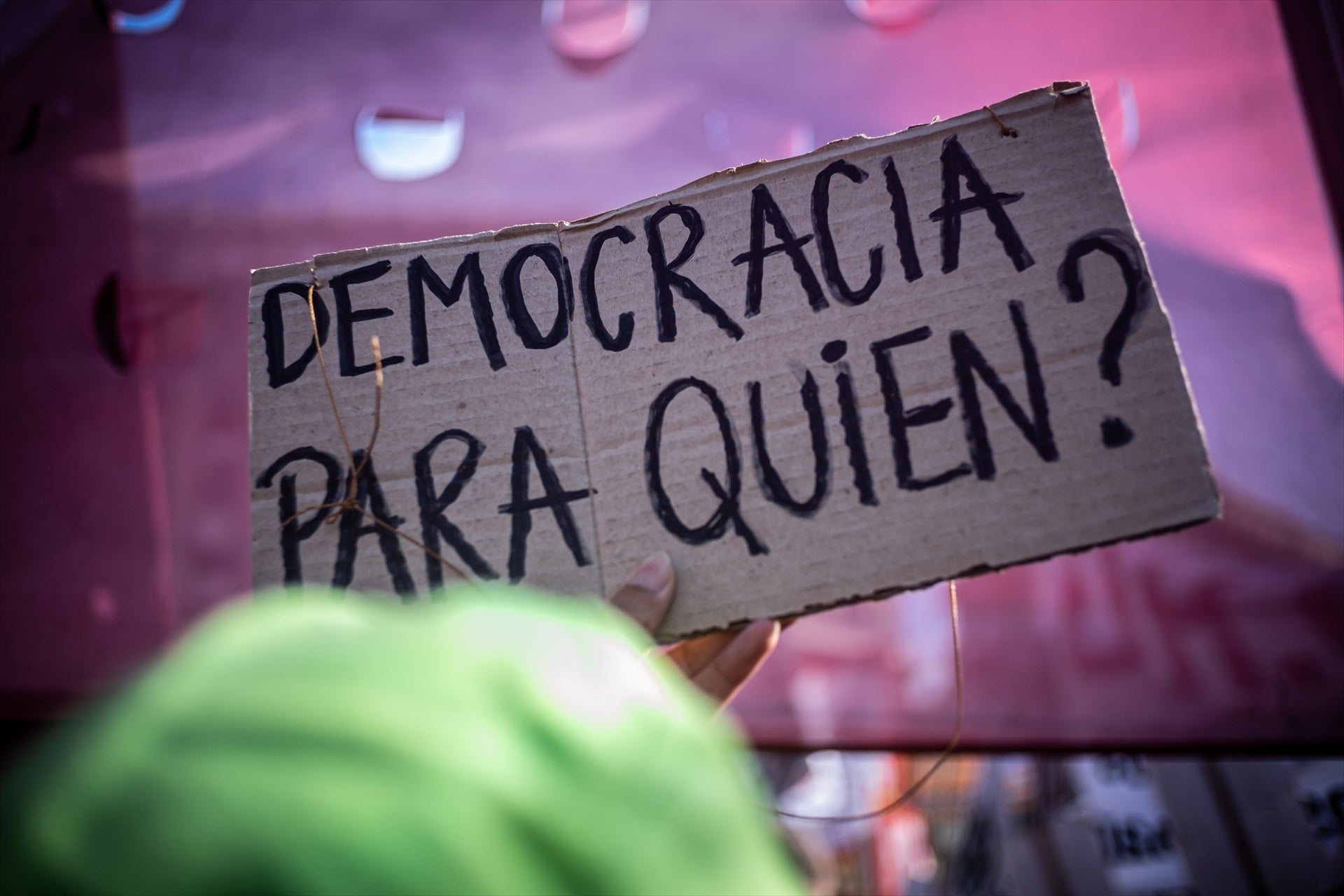Imatge de les protestes a l'Argentina contra el DNU de Milei / EP
